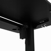 Ergonomický stůl s plynulou regulací výšky 120x60cm, melamin, carbon, LT-H2210 BK