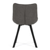 Jídelní židle, šedá, látka, HC-V3068 GREY2
