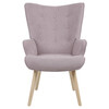 Relaxační křeslo, růžová, látka, AK-301 PINK2