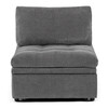 Rozkládací křeslo, šedá, látka, ASB-C3410 GREY2