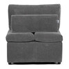 Rozkládací křeslo, šedá, látka, ASB-C3410 GREY2