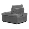 Rozkládací křeslo, šedá, látka, ASB-C3410 GREY2