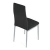 Jídelní židle, černá, látka, DCL-V5031 BK2