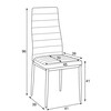Jídelní židle, šedá, látka, DCL-V5031 GREY2
