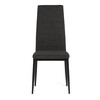 Jídelní židle, šedá, látka, DCL-V5031 GREY2