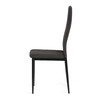 Jídelní židle, šedá, látka, DCL-V5031 GREY2