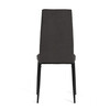 Jídelní židle, šedá, látka, DCL-V5031 GREY2