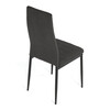 Jídelní židle, šedá, látka, DCL-V5031 GREY2