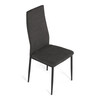 Jídelní židle, šedá, látka, DCL-V5031 GREY2