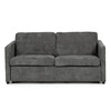 Dvoumístná rozkládací pohovka, šedá, látka, ASB-C3900 GREY2