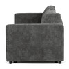 Dvoumístná rozkládací pohovka, šedá, látka, ASB-C3900 GREY2