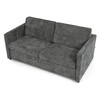 Dvoumístná rozkládací pohovka, šedá, látka, ASB-C3900 GREY2