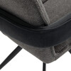 Barová židle otočná 180°, šedá, látka, AUB-F1146 GREY2