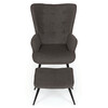 Relaxační křeslo, šedá, látka, AK-303B GREY2