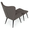 Relaxační křeslo, šedá, látka, AK-303B GREY2