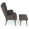 Relaxační křeslo, šedá, látka, AK-303B GREY2