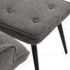 Relaxační křeslo, šedá, látka, AK-303B GREY2