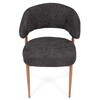Jídelní židle, šedá, látka, CT-L5031 GREY2