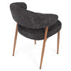 Jídelní židle, šedá, látka, CT-L5031 GREY2