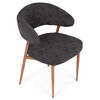 Jídelní židle, šedá, látka, CT-L5031 GREY2