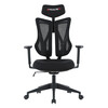 Kancelářská židle E-racer, synchronní mechanismus, černá síťovina, KA-H3246 BK