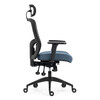 Kancelářská židle, asynchronní mechanismus, modrá, síťovina, KA-H2491 BLUE