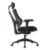 Kancelářská židle E-racer, synchronní mechanismus, černá síťovina, KA-H3246 BK