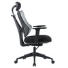 Kancelářská židle, synchronní mechanismus, šedá síťovina, KA-H3245 GREY