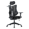 Kancelářská židle, synchronní mechanismus, černá síťovina, KA-H3245 BK