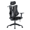 Kancelářská židle E-racer, synchronní mechanismus, černá síťovina, KA-H3246 BK