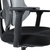 Kancelářská židle E-racer, synchronní mechanismus, šedá síťovina, KA-H3246 GREY