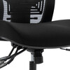 Kancelářská židle, asynchronní mechanismus, černá síťovina, KA-H2491 BK