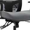 Kancelářská židle, asynchronní mechanismus, šedá, síťovina, KA-H2491 GREY