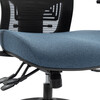 Kancelářská židle, asynchronní mechanismus, modrá, síťovina, KA-H2491 BLUE