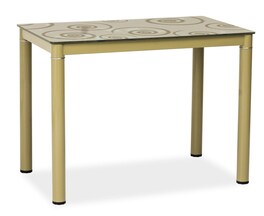 Jídelní stůl DAMAR tmavě béžový