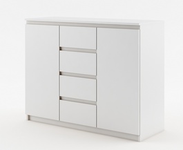 Komoda IDEA 04 2D4S bílá